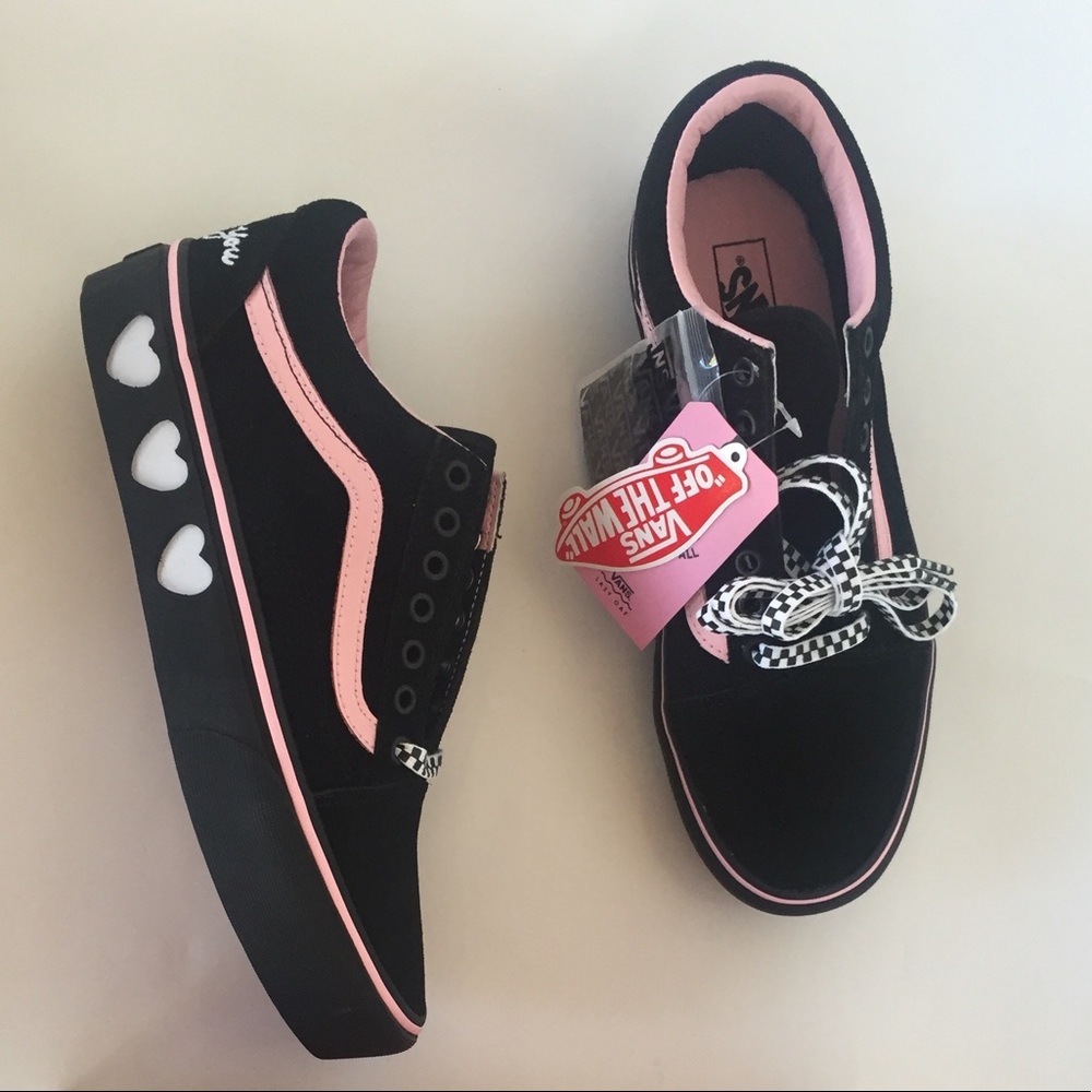 Black Vans Lazy Oaf Old Skool Platfor sz 10